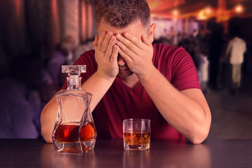 consumo de álcool como causa de prostatite calculosa