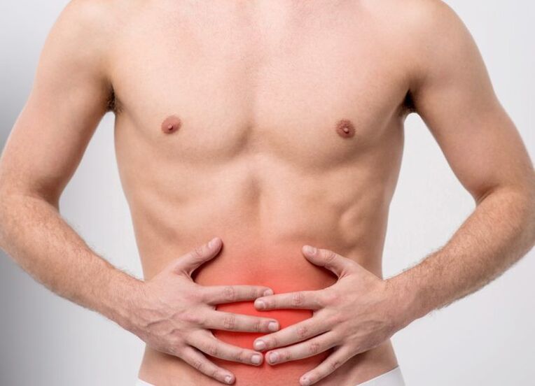 dor abdominal inferior na prostatite bacteriana crônica